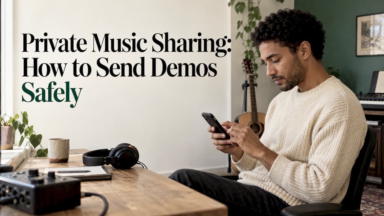 Private Music Sharing: How to Send Demos Safely