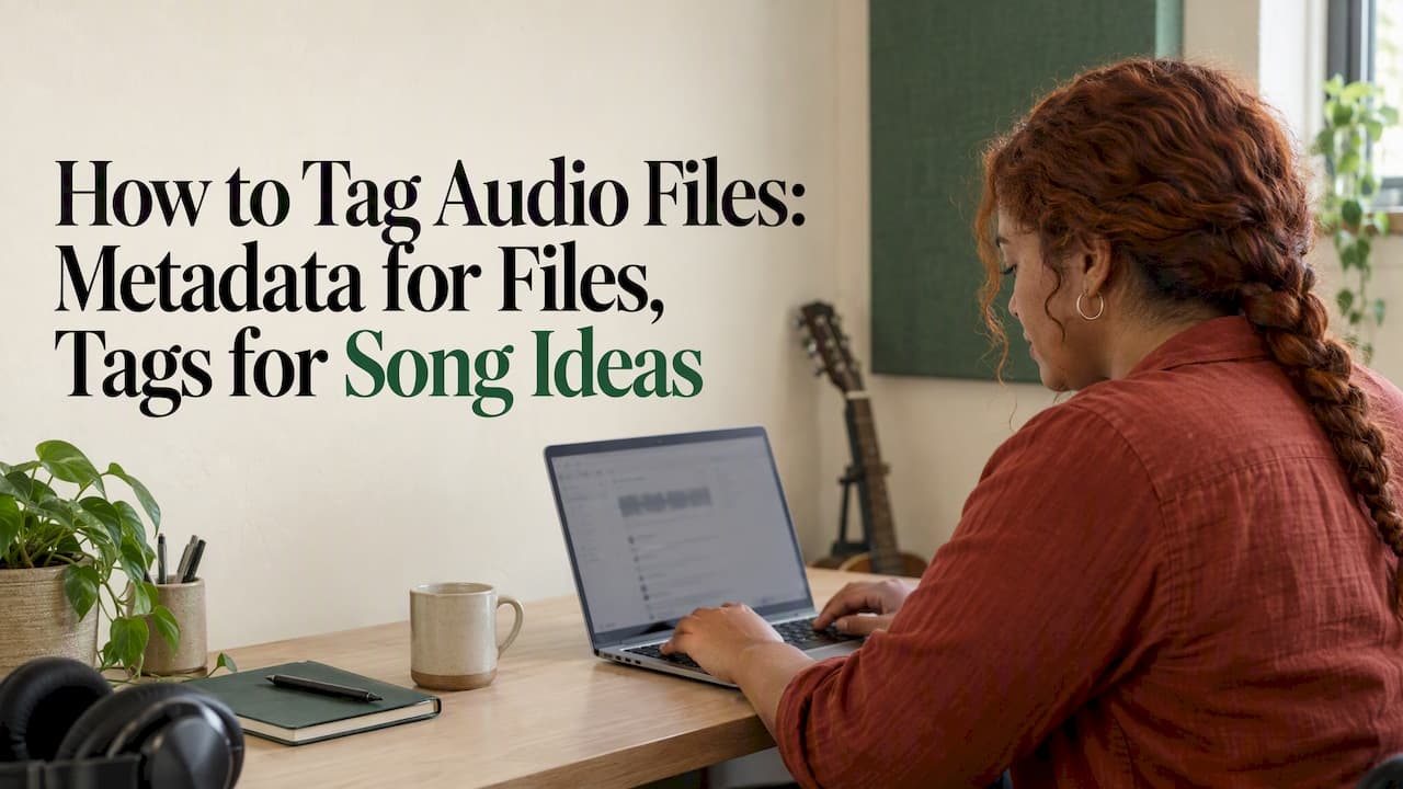 How to Tag Audio Files: Metadata for Files, Tags for Song Ideas