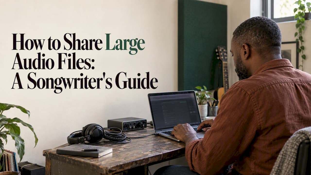 How to Share Large Audio Files: A Songwriter's Guide