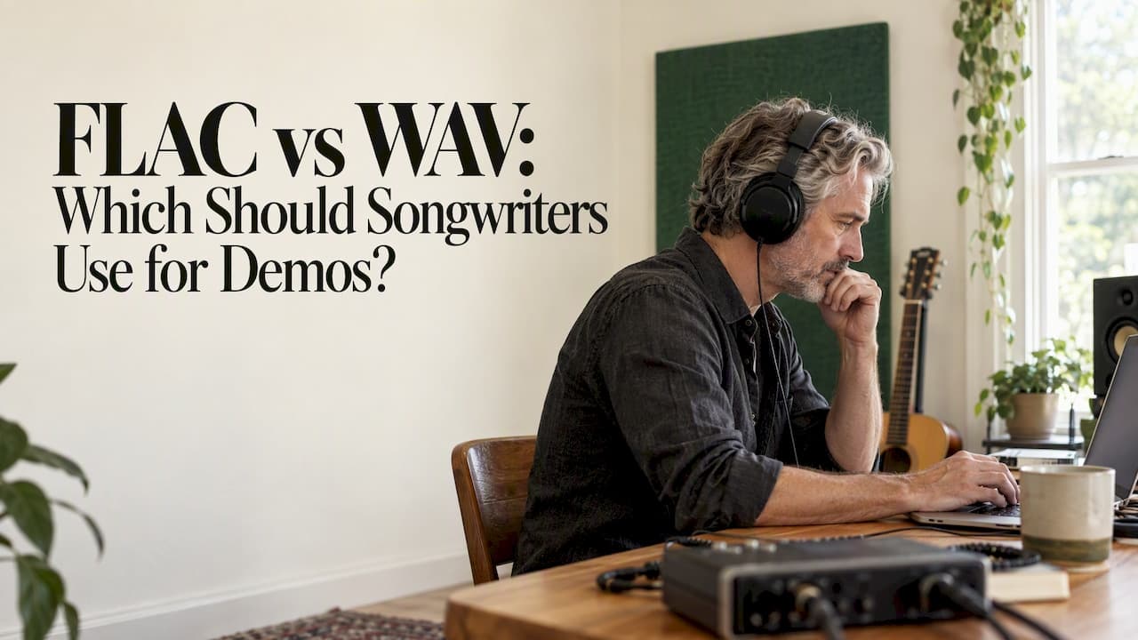 FLAC vs WAV: Which Should Songwriters Use for Demos?