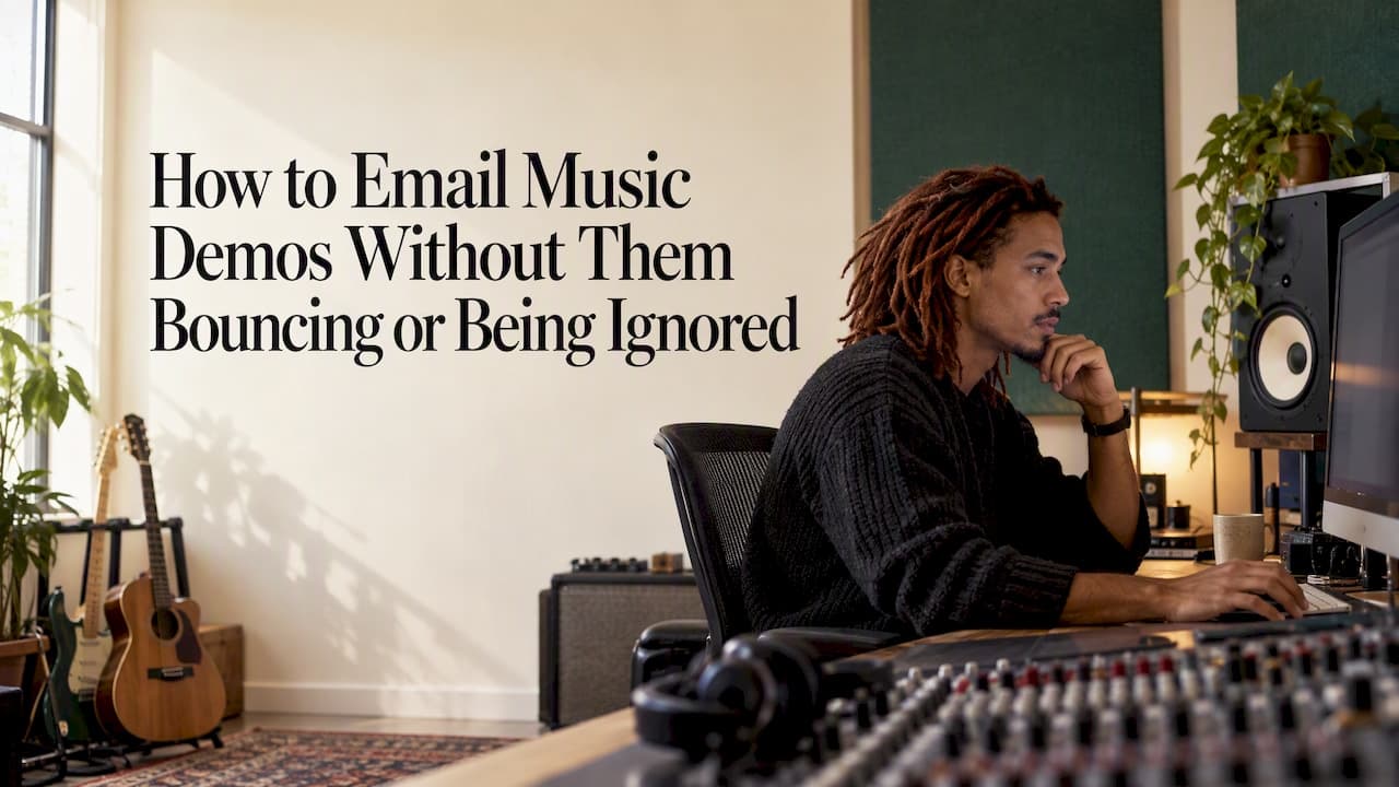 How to Email Music Demos Without Them Bouncing or Being Ignored